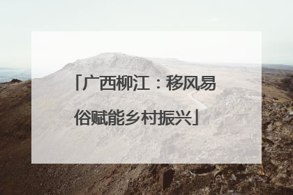 广西柳江：移风易俗赋能乡村振兴